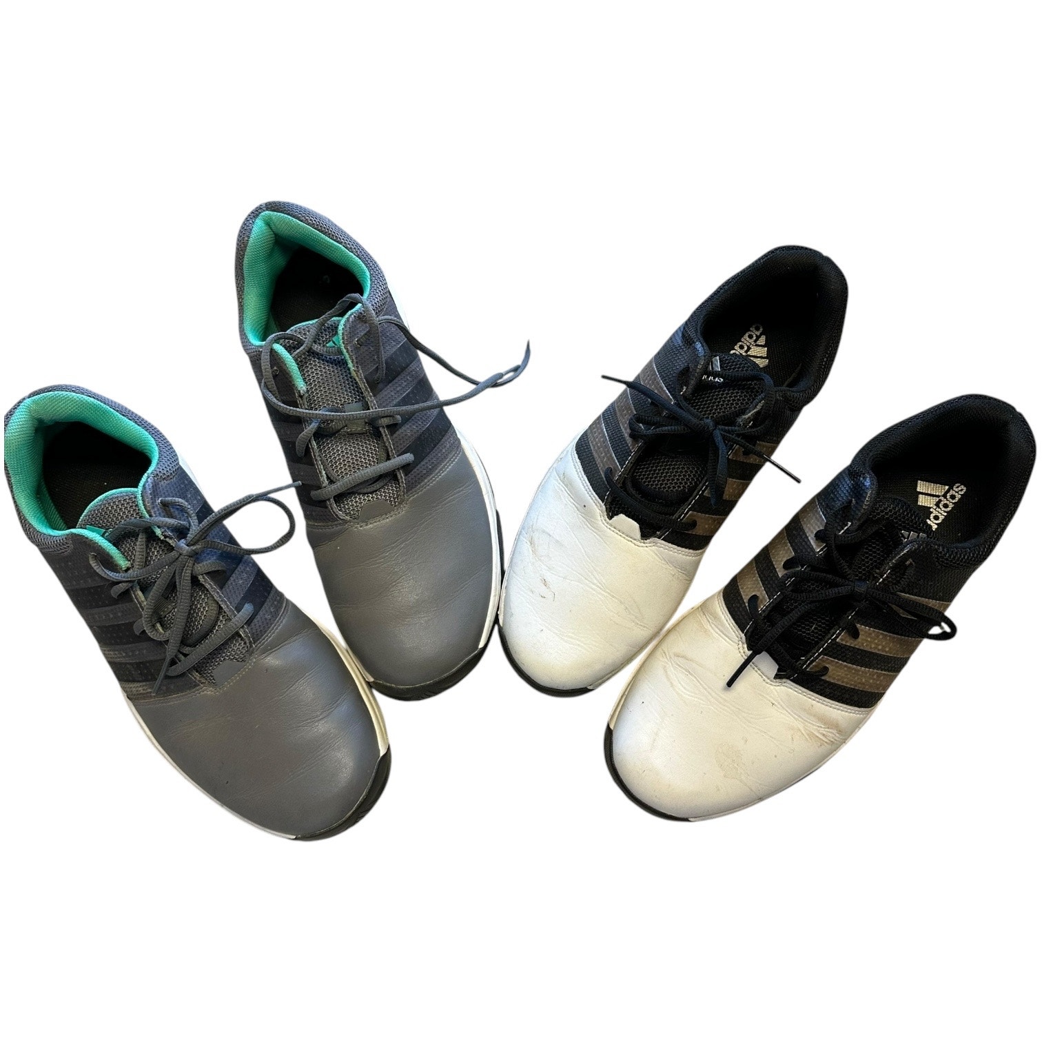 Adidas Bounce Mens Golf Shoes Bundle Size 12 Sporty Athlete Golfing Weekend Dad